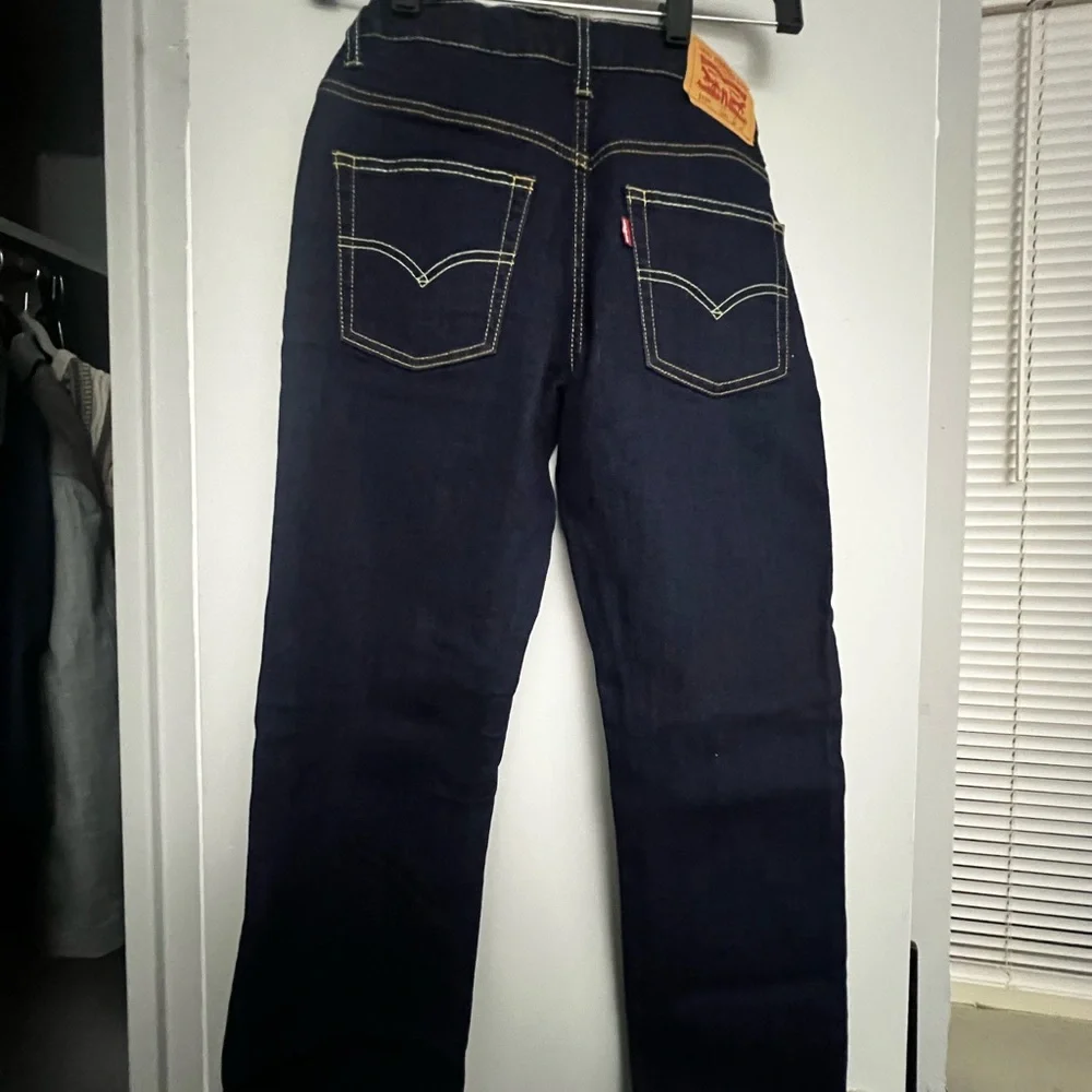 Levi's Indigo Denim with Tan Label Size 12 - Picture 2 of 3